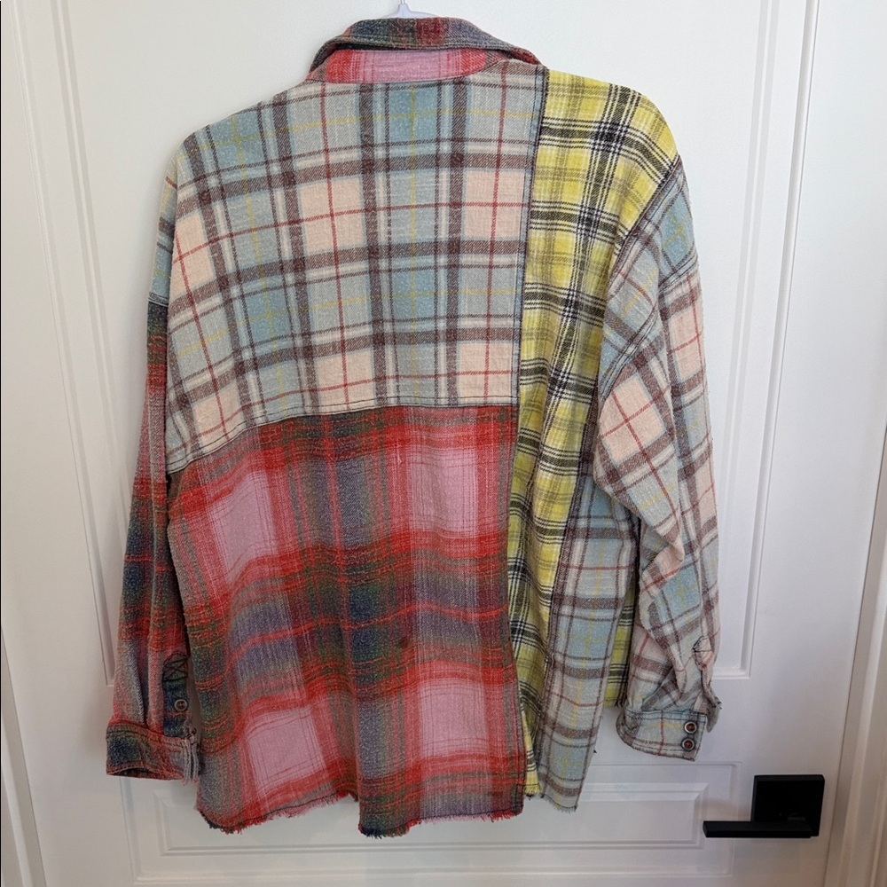 BDG Multicolor Plaid Button Down Shirt - Picture 2 of 2